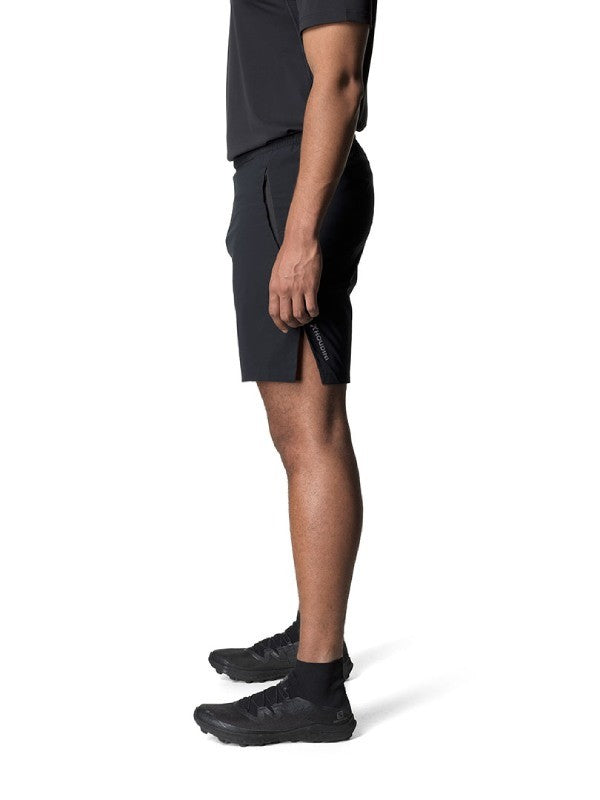 Men's Pace Light Shorts #True Black [860016]｜HOUDINI – moderate
