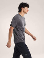 Cormac Logo SS M #Black Heather [X00000972601]｜ARC'TERYX