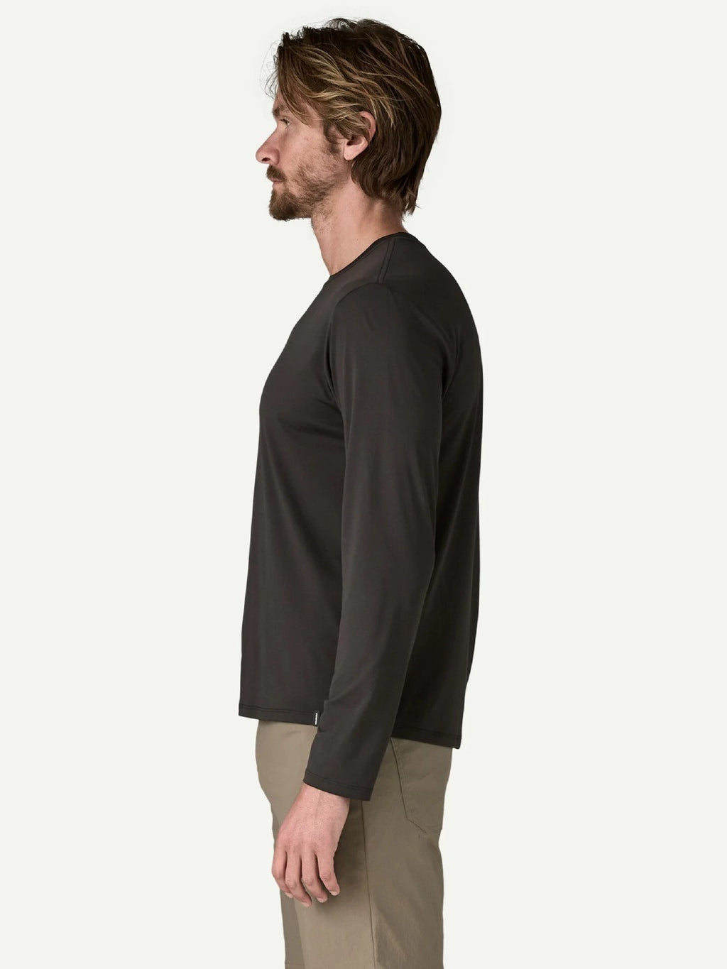 【Men】Men's L/S Cap Cool Daily Shirt #BLK [45181]｜patagonia