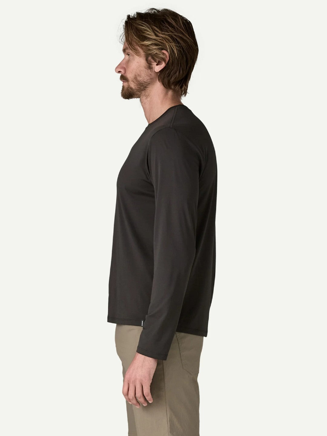 【Men】Men's L/S Cap Cool Daily Shirt #BLK [45181]｜patagonia