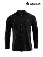 ReBorn Wool Shirt Men's #Dark Grey Melange [106310]｜ACLIMA
