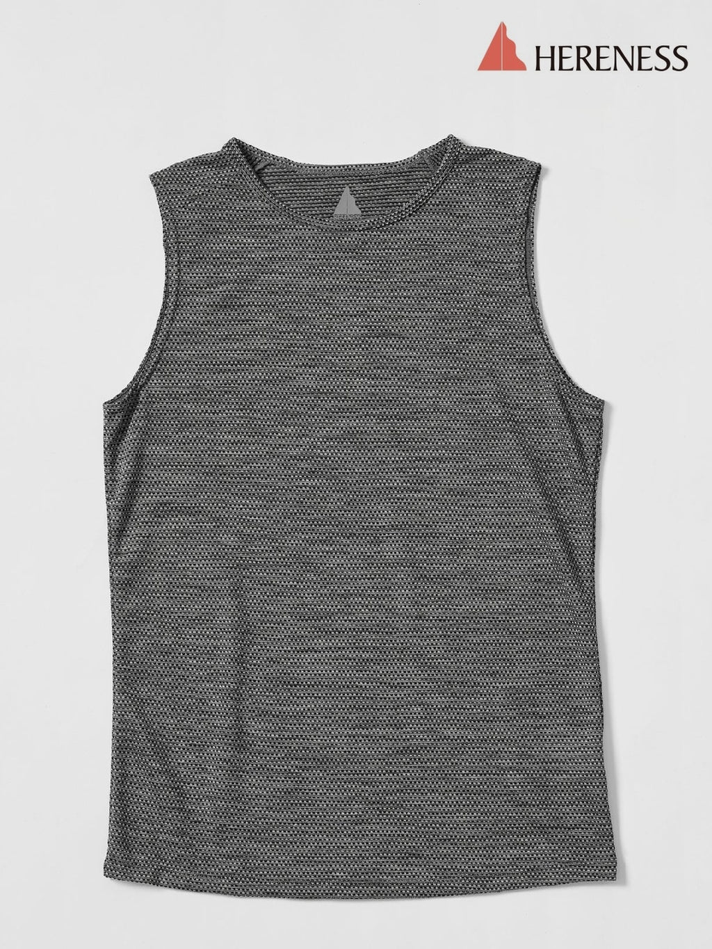 Women's Wool Mesh Tank #STRATA GRAY｜HERENESS
