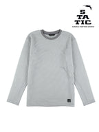 Adrift Crew #Pearl Grey [25501]｜STATIC