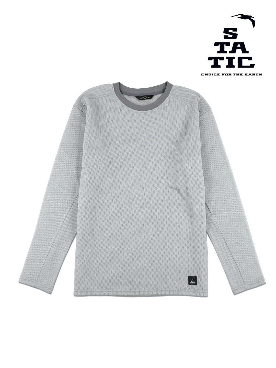 Adrift Crew #Pearl Grey [25501]｜STATIC