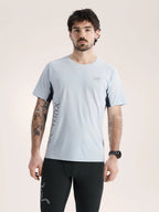 Norvan Downword Logo SS #Alpine Blue / Dk Strat [X00001034003]｜ARC'TERYX
