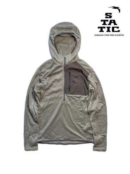 Adrift Half Zip Hoody #Mineral [24502]｜STATIC