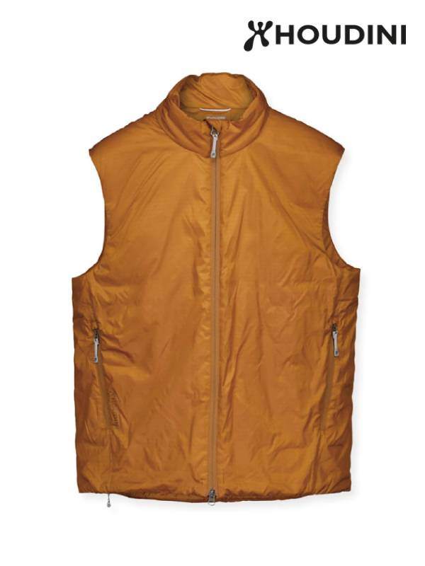 Men's Dunfri Vest #Rust Brown [820024]｜HOUDINI