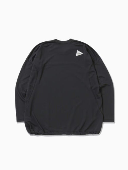 Women's dry jersey LS T #010/black [4264129]｜and wander