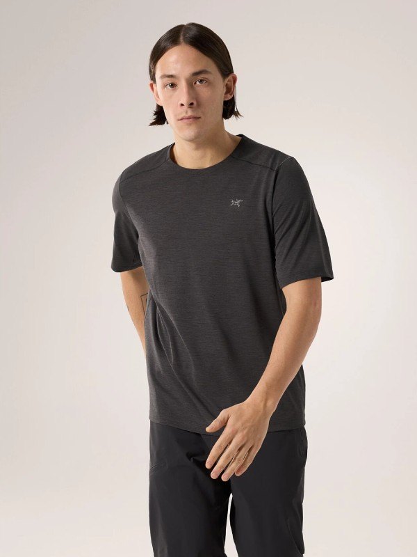 Cormac Crew SS M #Black Heather [X00000766407]｜ARC'TERYX