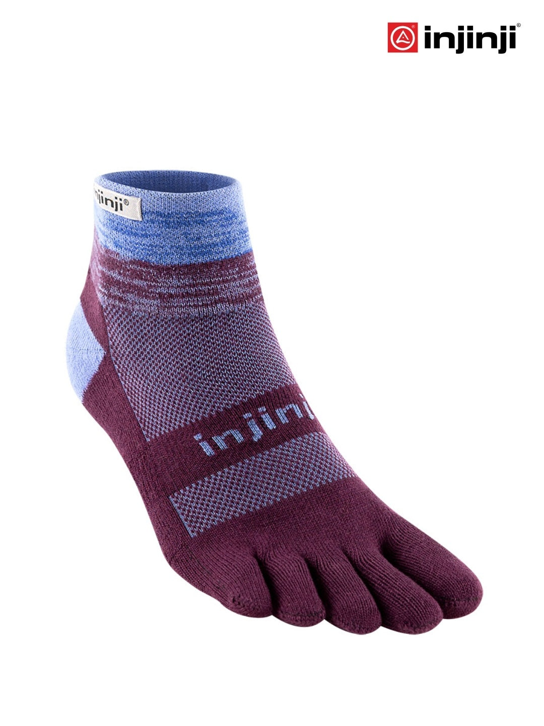 トレイル ミッドウエイト ミニクルー #Plum [213130]｜injinji