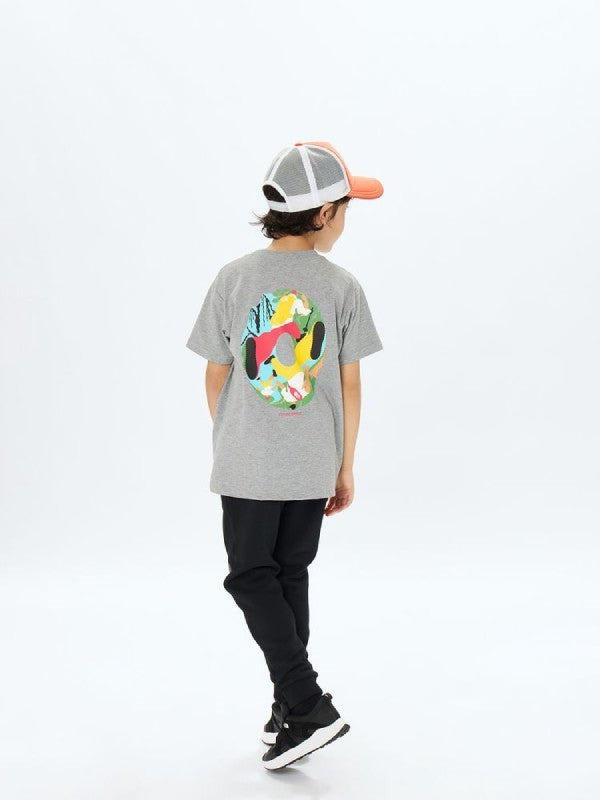Kid's S/S ES Circulation Tee #Z [NTJ32577]｜THE NORTH FACE【Outlet_40】