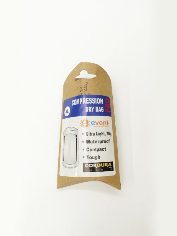 Compression Dry Bag Pro 3L #White [CBP003]｜KIVA Outdoors