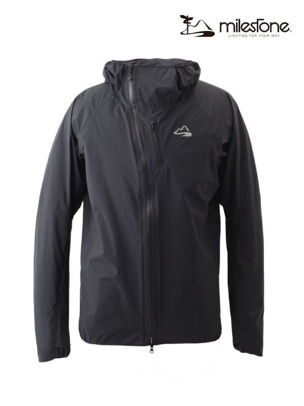 milestone Up-Swing Rain Hoody アイスグレー Up-Swing Rain Hoody #アイスグレー｜milestone – moderate