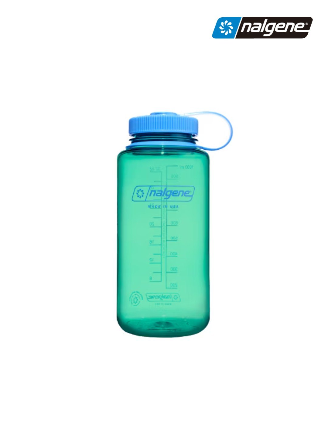 広口1.0L Tritan Renew #パステルグリーン [91650]｜NALGENE