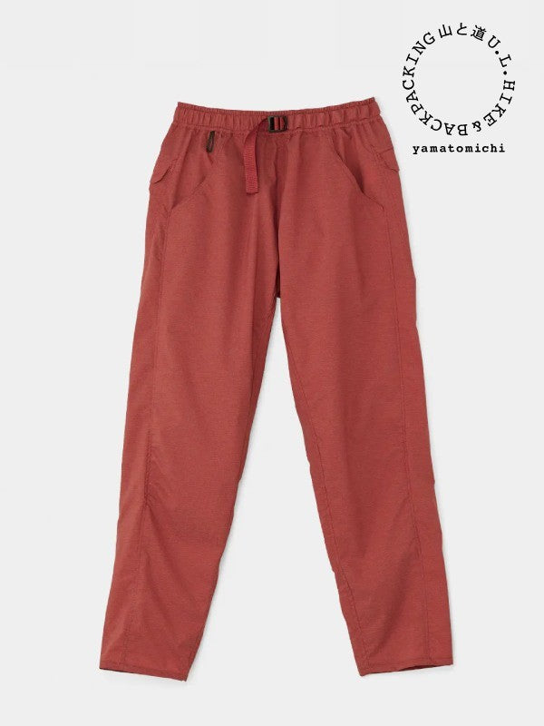 Men's Light 5-Pocket Pants #Brick Red｜山と道