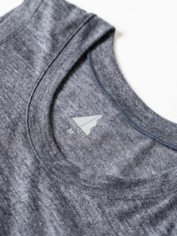 Women's Dry Wool Tank #Heather Gray [hw-10004]｜HERENESS
