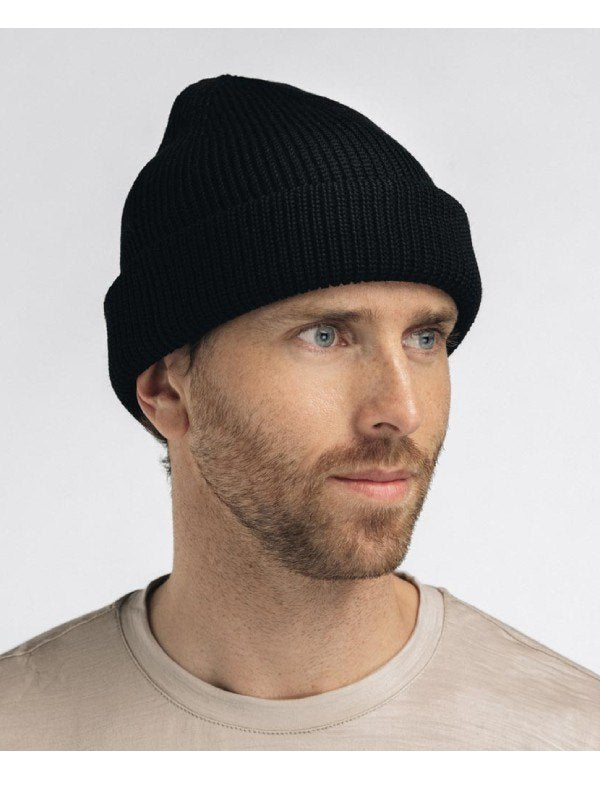 Flat Knit Balaclava Hat #Jet Black [109922]｜ACLIMA