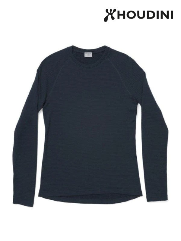 Women's Desoli Thermal Crew #Blue Illusion [840024]｜HOUDINI