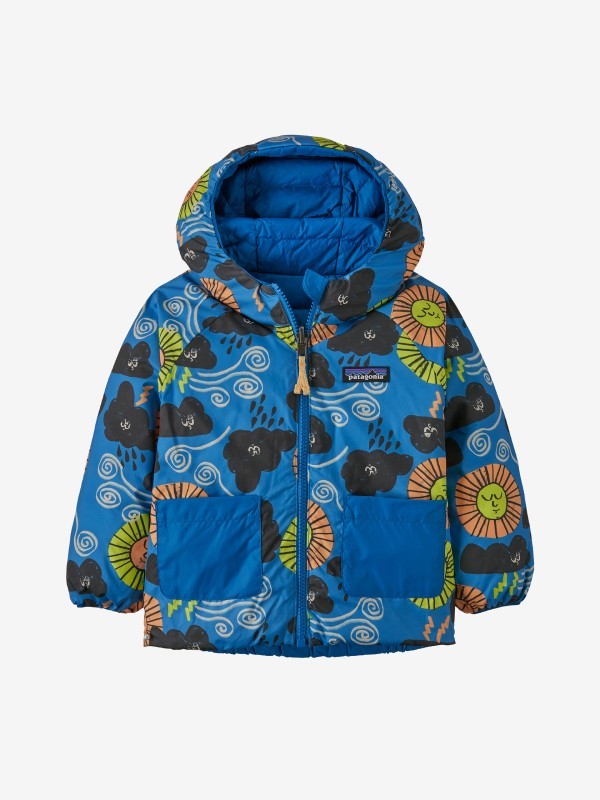 Baby Reversible Down Sweater Hoody #FNVL [61372]｜patagonia