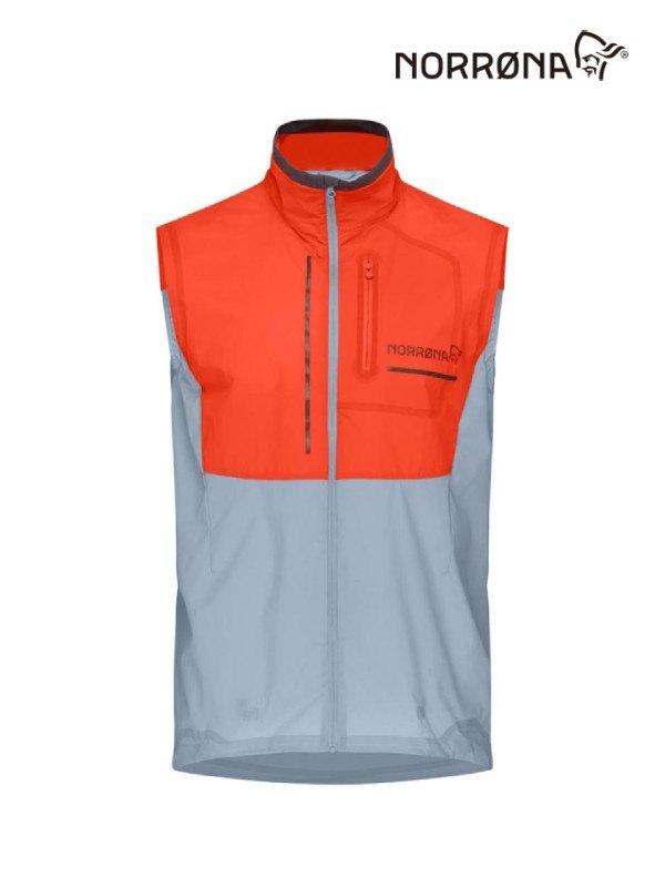 senja aero90 Vest (M) #Arednalin/Blue Fog [5819-23]｜Norrona【Outlet_40】