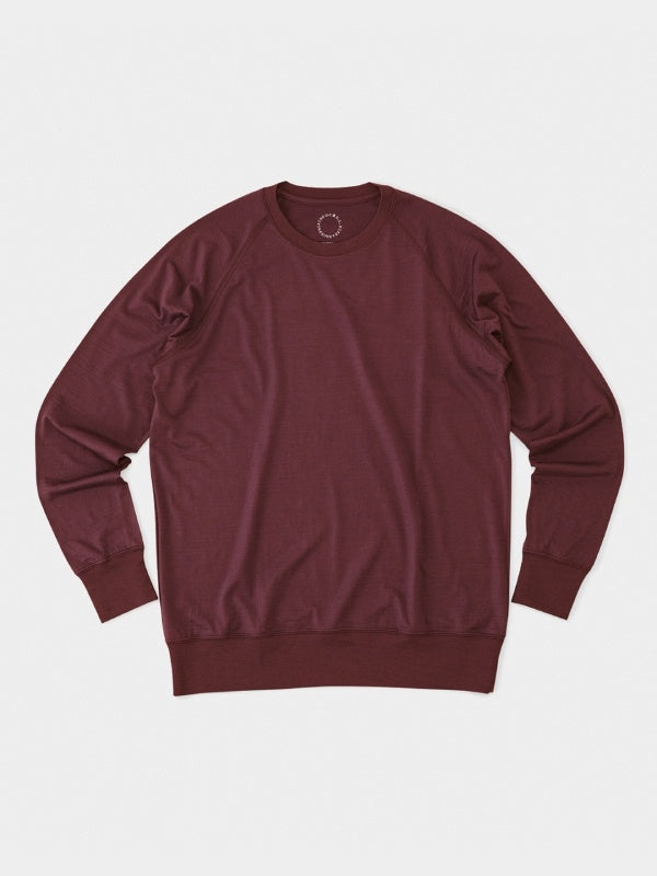 100% Merino Pullover #Burgundy｜山と道