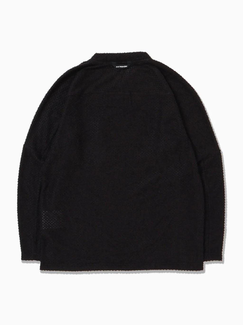 【Women】air fleece pullover #Black [6244021]｜and wander