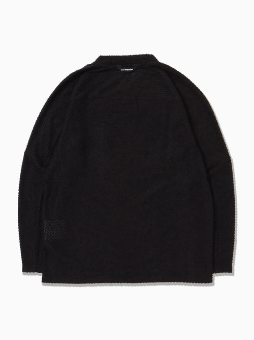 【Women】air fleece pullover #Black [6244021]｜and wander