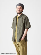 軽くて涼しい半袖シャツ #アオシロツルバミ [21102]｜AXESQUIN【Outlet_30】