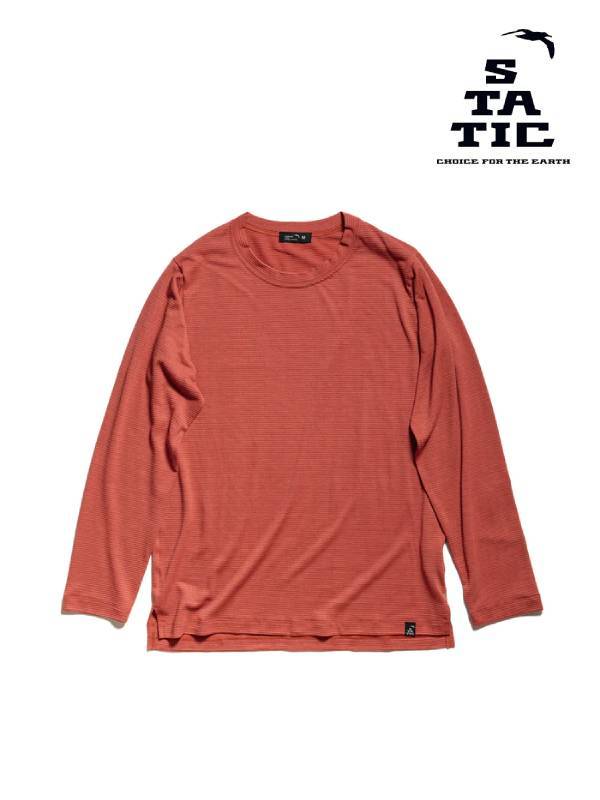 Women's All Elevation L/S Shirts #Smoked Pink [100523]｜STATIC