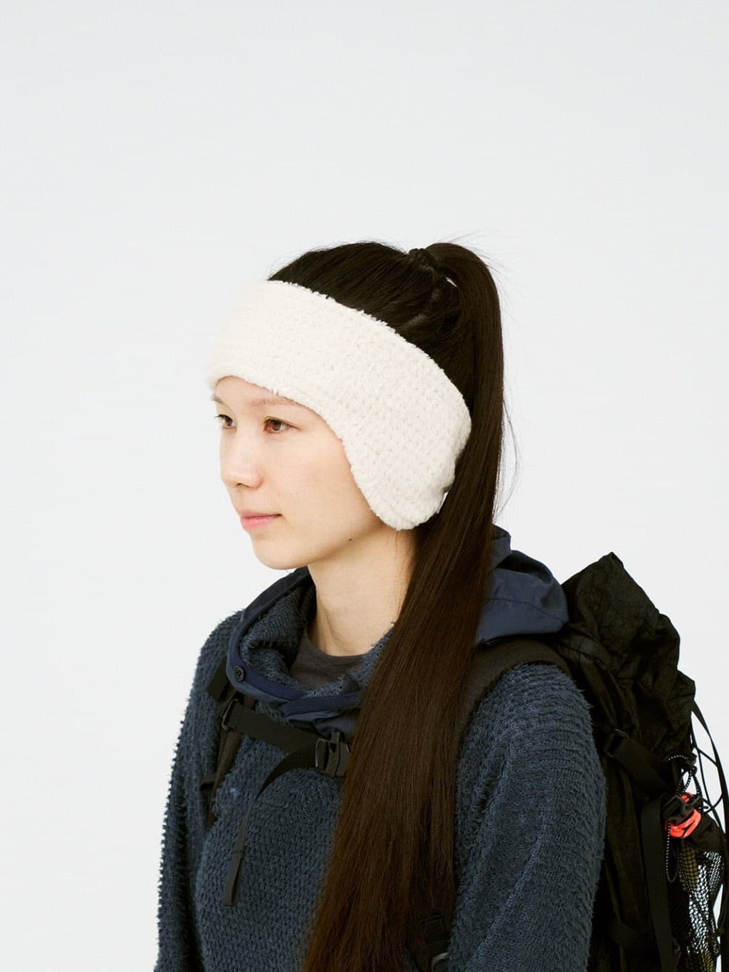 Alpha Ear Muff Band #Ivory [HL-1068]｜halo commodity