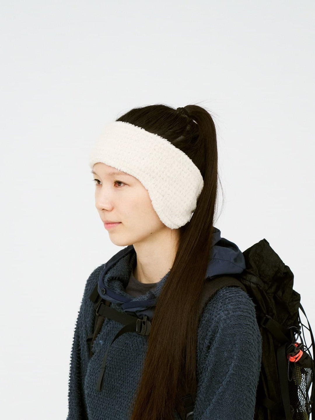Alpha Ear Muff Band #Ivory [HL-1068]｜halo commodity