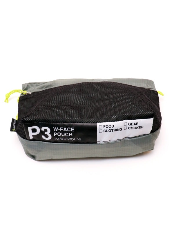 W-FACEポーチ3 #GRAY [US103GRY]｜PAAGO WORKS