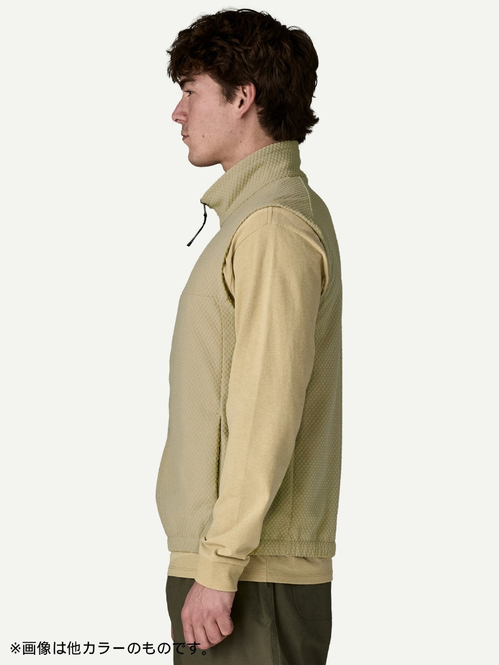 Textured Fleece Vest #BLK [23330]｜patagonia