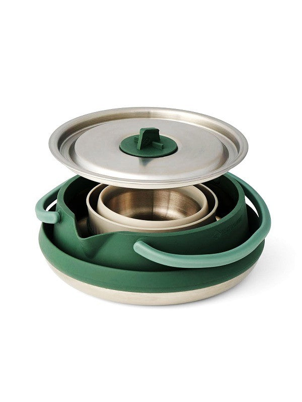 ディツアーステンレスケトルクック[2P]3点セット [ST84407001]｜SEA TO SUMMIT