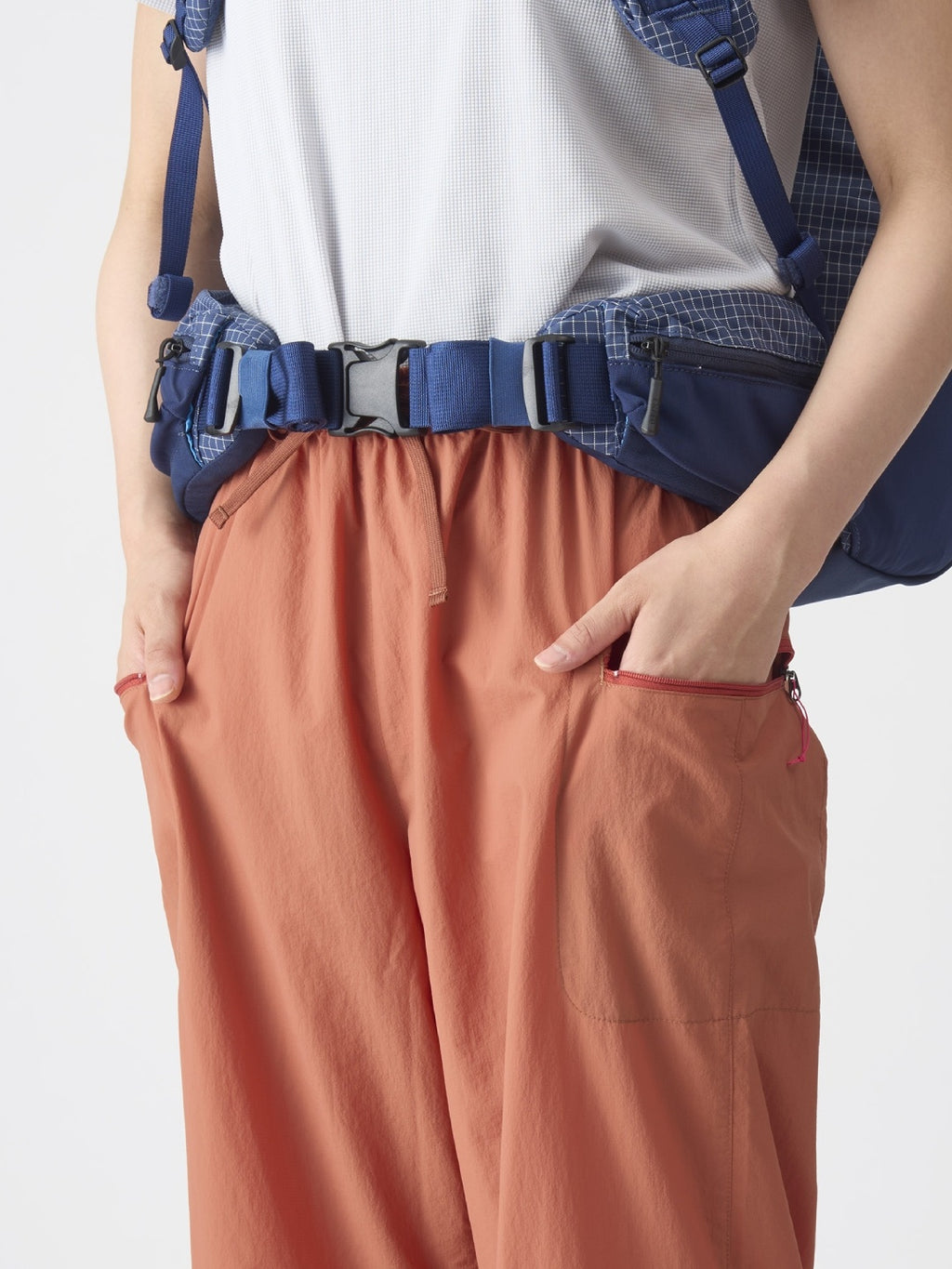 Women's Hutte Wide Pant #マンゴ [12071]｜AXESQUIN