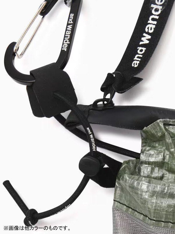 UL sacoche with DyneemaR #022/charcoal [4975197]｜and wander