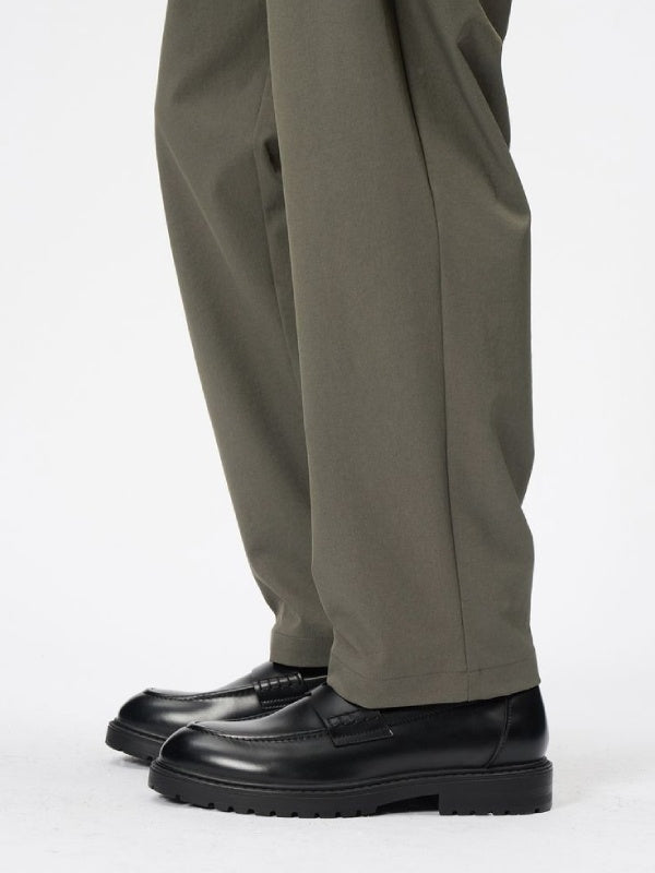 One Tuck Tapered Stretch Pants #DV [GL75177]｜GOLDWIN