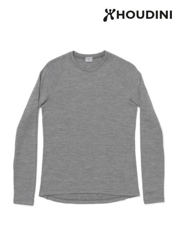 Women's Desoli Thermal Crew #College Grey [840024]｜HOUDINI【Outlet_30】