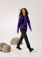 Women's Taema Crew LS #Azalea Heather [X00000691408]｜ARC'TERYX