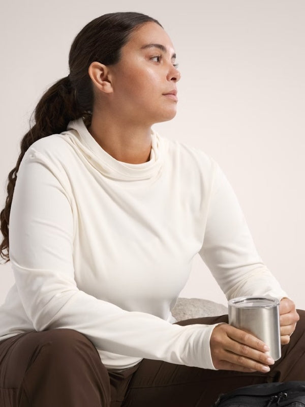 Women's Taema Thermal Hoody #Arctic Silk Heather [X00001025703]｜ARC'TERYX