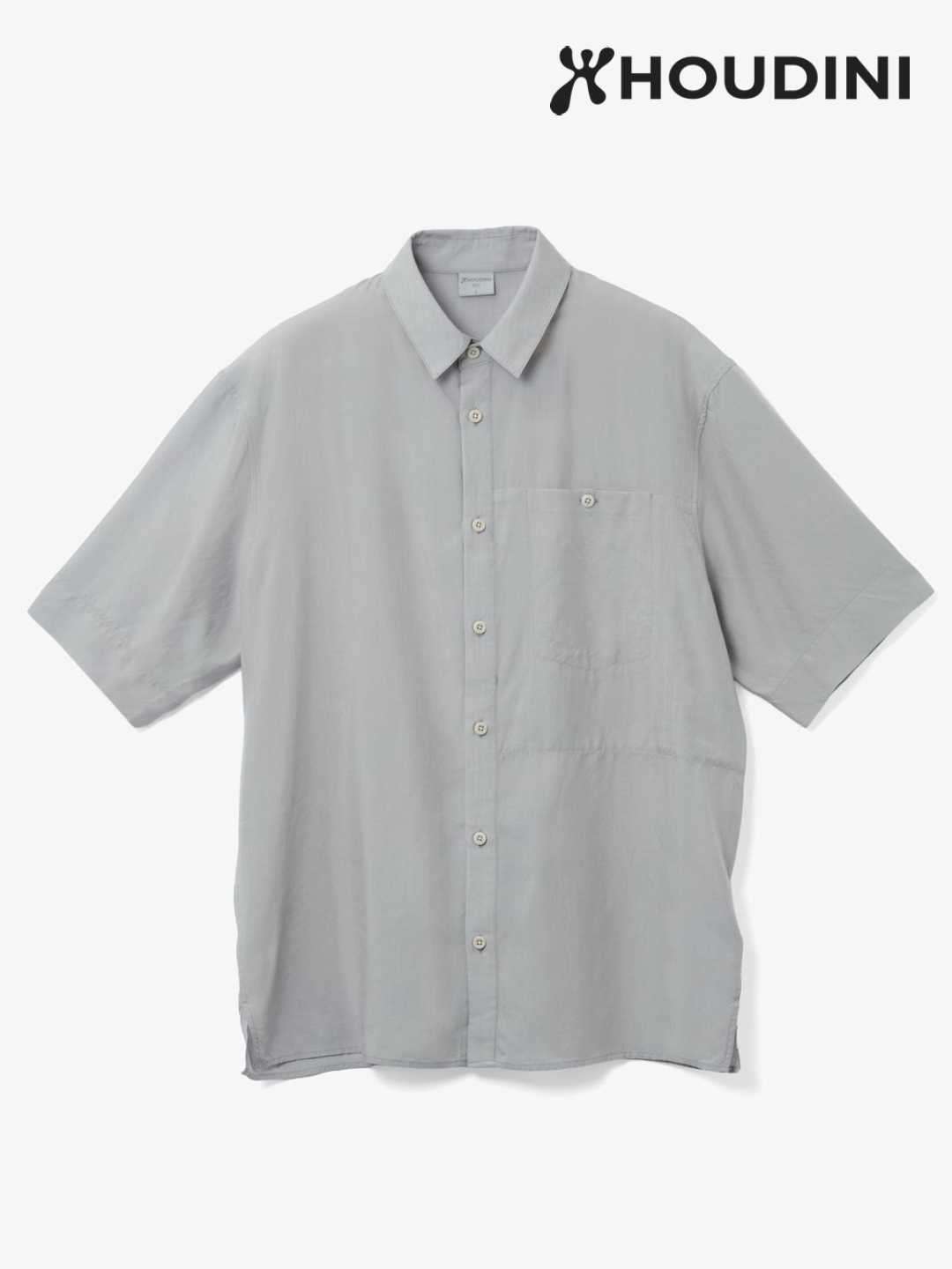 Men's Tree Shortsleeve Shirt #Cloudy Gray [860051]｜HOUDINI