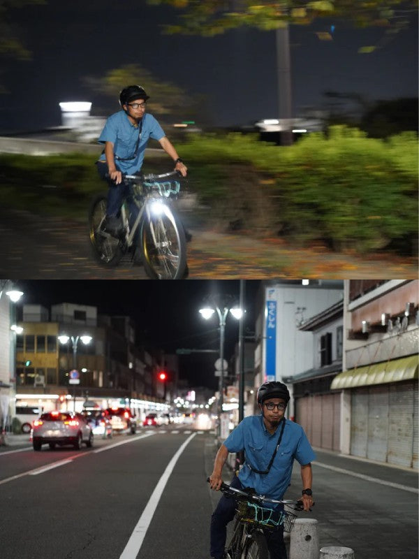 「TRAIL&NIGHT」RIGEL MAT BLACK / BRIGHT BLUE｜FLOAT