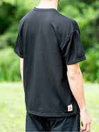 WOOL MESH T-SHIRT #Black [hu-10010]｜HERENESS