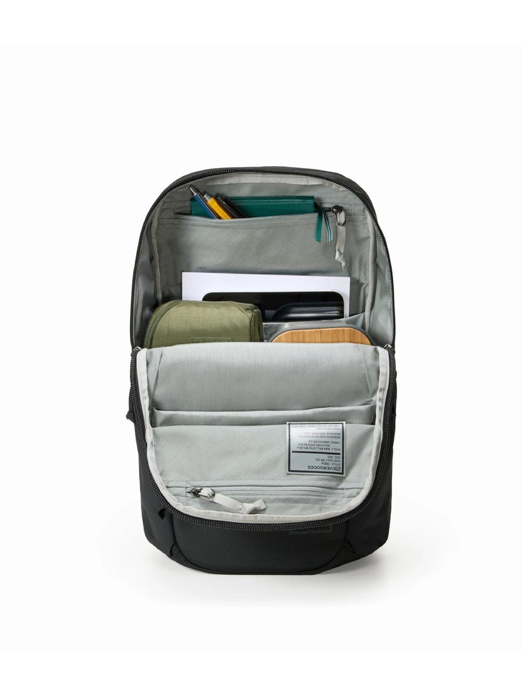 CIVIC HALF ZIP 22L #Solution Dyed Black [CHZ22]｜EVERGOODS
