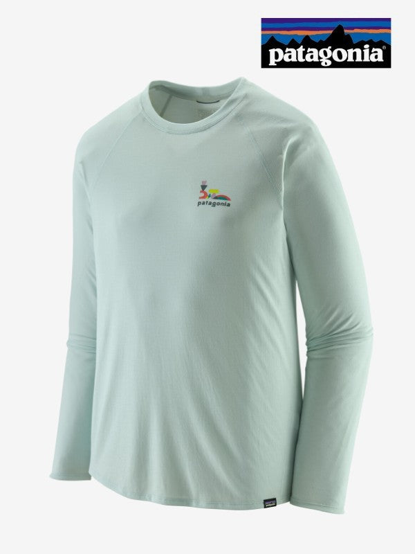 Men's L/S Cap Cool Trail Graphic Shirt #LIWN [23710]｜patagonia【Outlet_30】