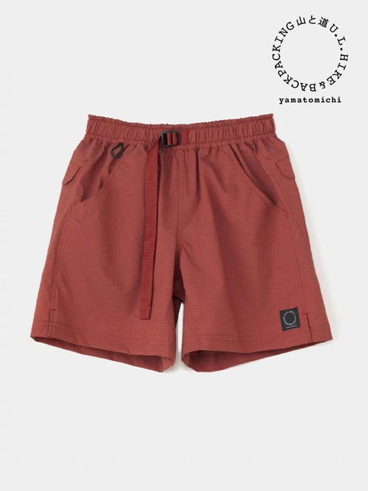 Men's 5-Pocket Shorts Light #Brick Red｜山と道