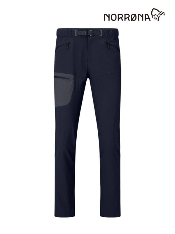 falketind flex1 Light Pants (M) #Caviar Black [1891-25]｜Norrona