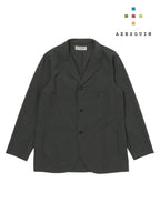 ダブルフェイスのサマージャケット #ケシズミイロ [21094]｜AXESQUIN