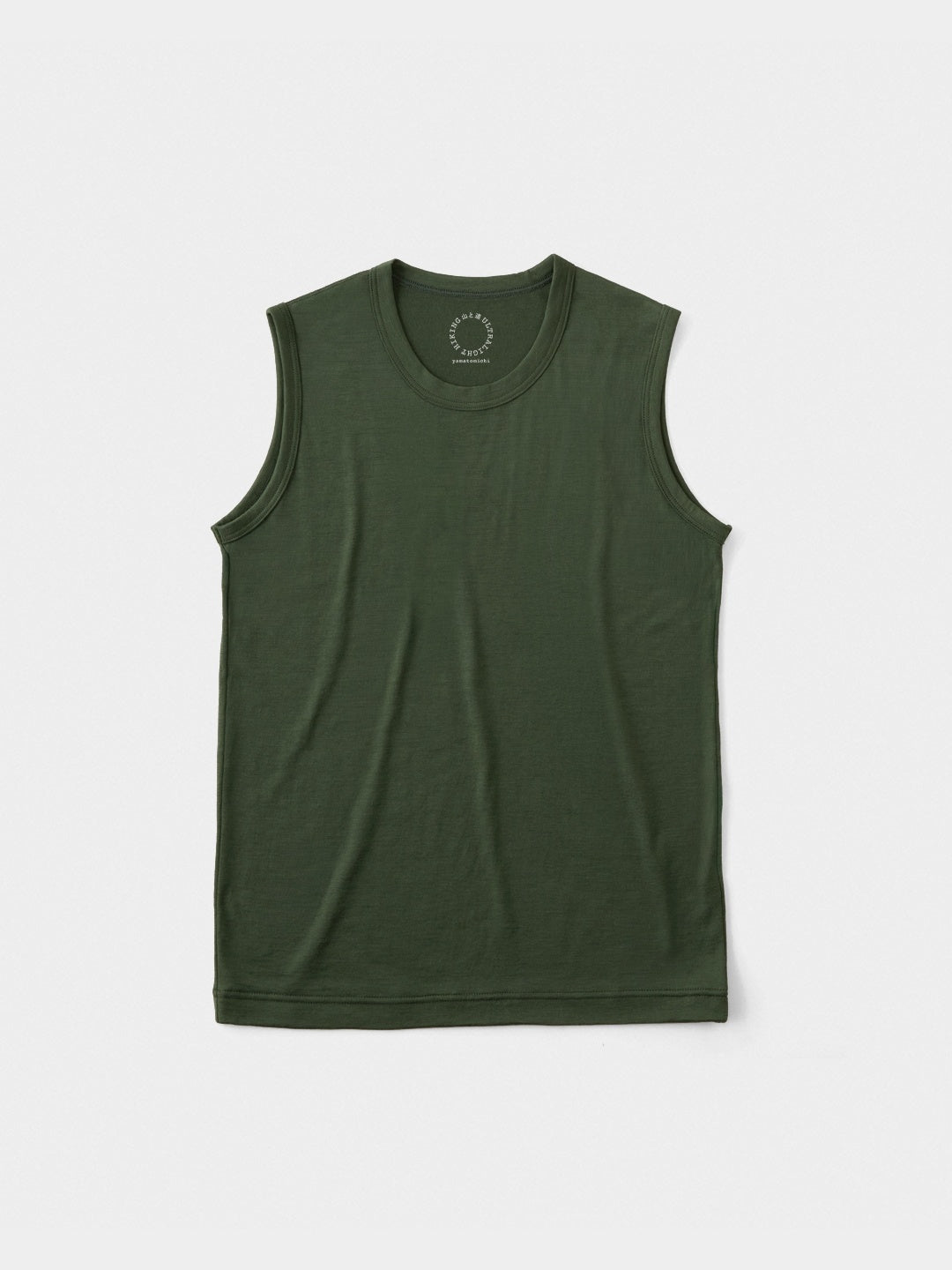 Women's 100% Light Merino Sleeveless #Charcoal｜山と道 – moderate