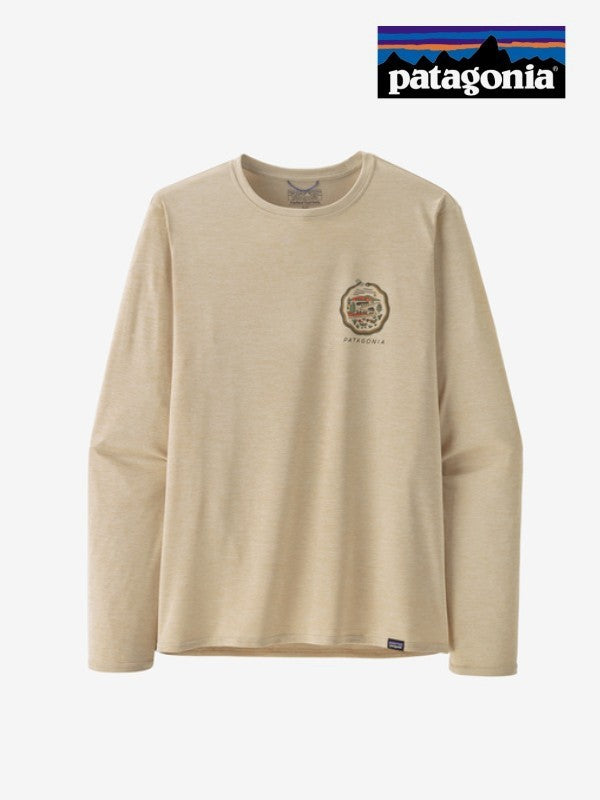 Men's L/S Cap Cool Daily Graphic Shirt - Lands #CTPX [45160]｜patagonia